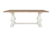 8714W Chateau Pedestal Table White 2000*1000