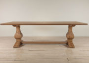 8715oak Chateau Pedestal Table 2500*1100