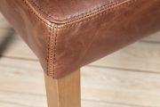 5001-SAD Monet Chair- Leather Saddle- detail