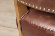 5001-SAD Monet Chair- Leather Saddle- detail