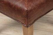 5003-SAD Marseille Chair- Leather Saddle- detail