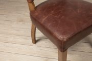 5001-SAD Monet Chair- Leather Saddle- detail