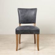 5001-MAR Monet Chair- Leather Marine